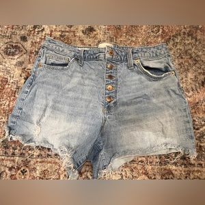 Universal Thread Vintage Midi Cutoff Jean Shorts Size 10